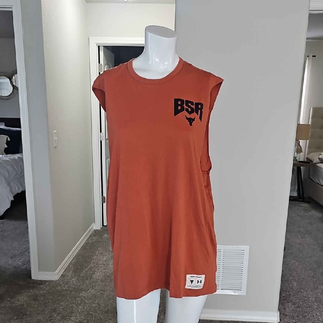 Men's Sleeveless Top - Rust